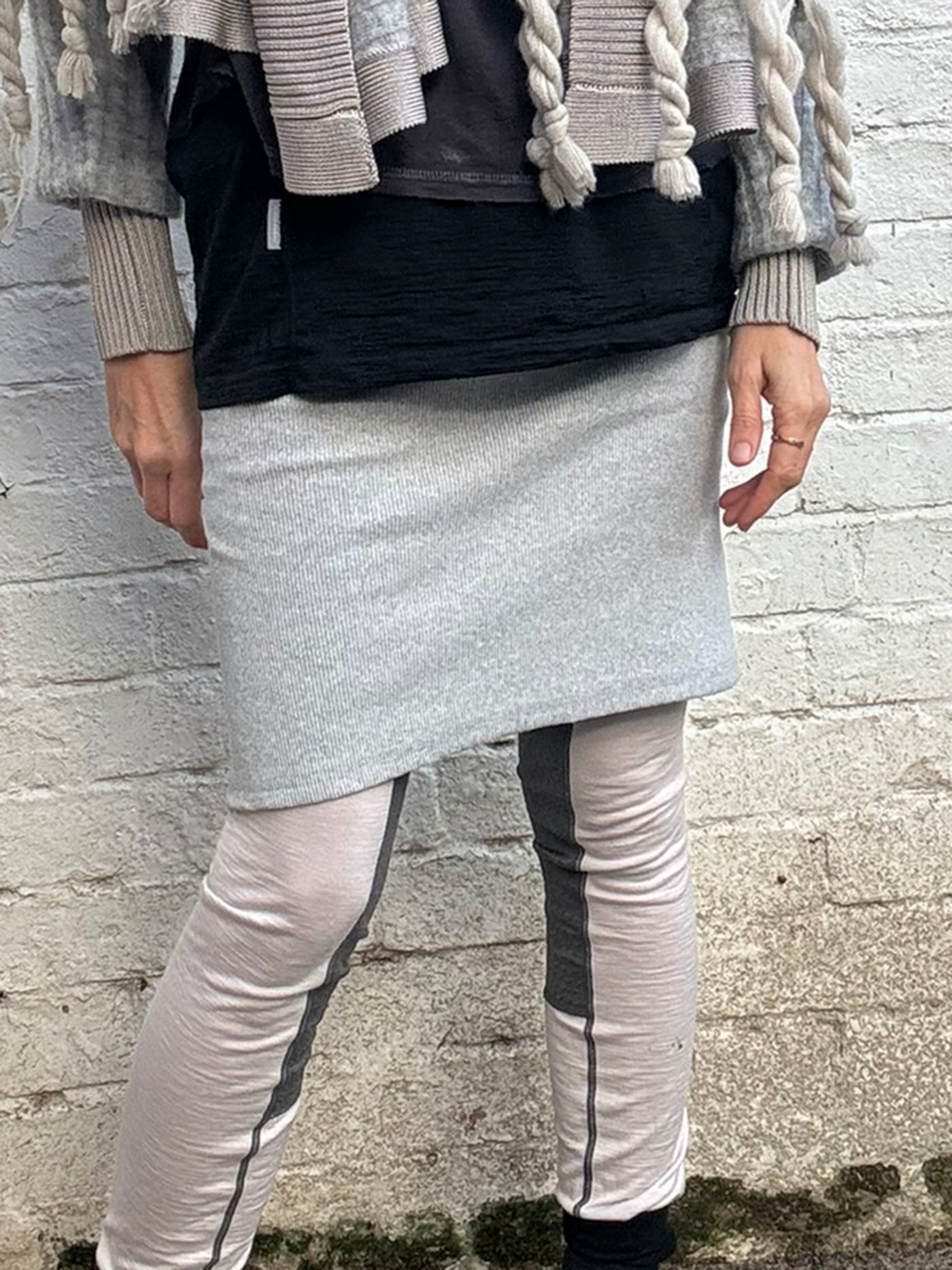 The Skinny Rib Styling Skirt