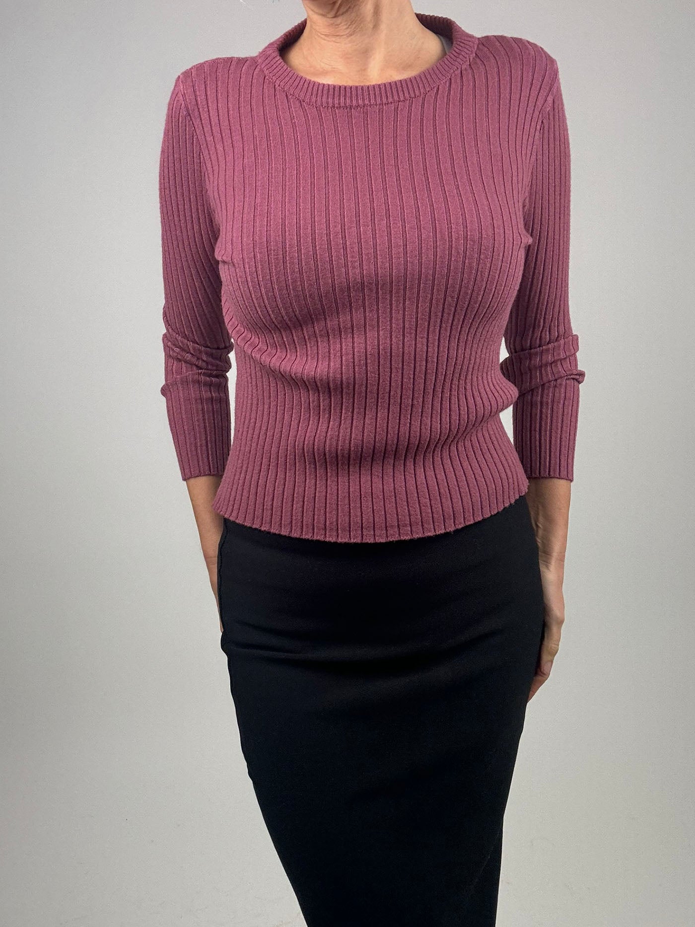 The Slim Rib Knit