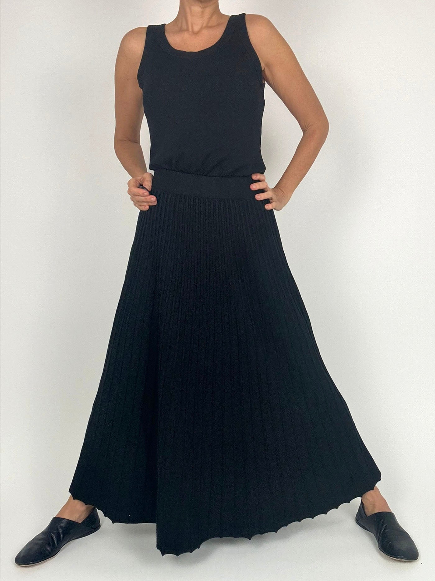 The Sleek Knit Maxi Skirt