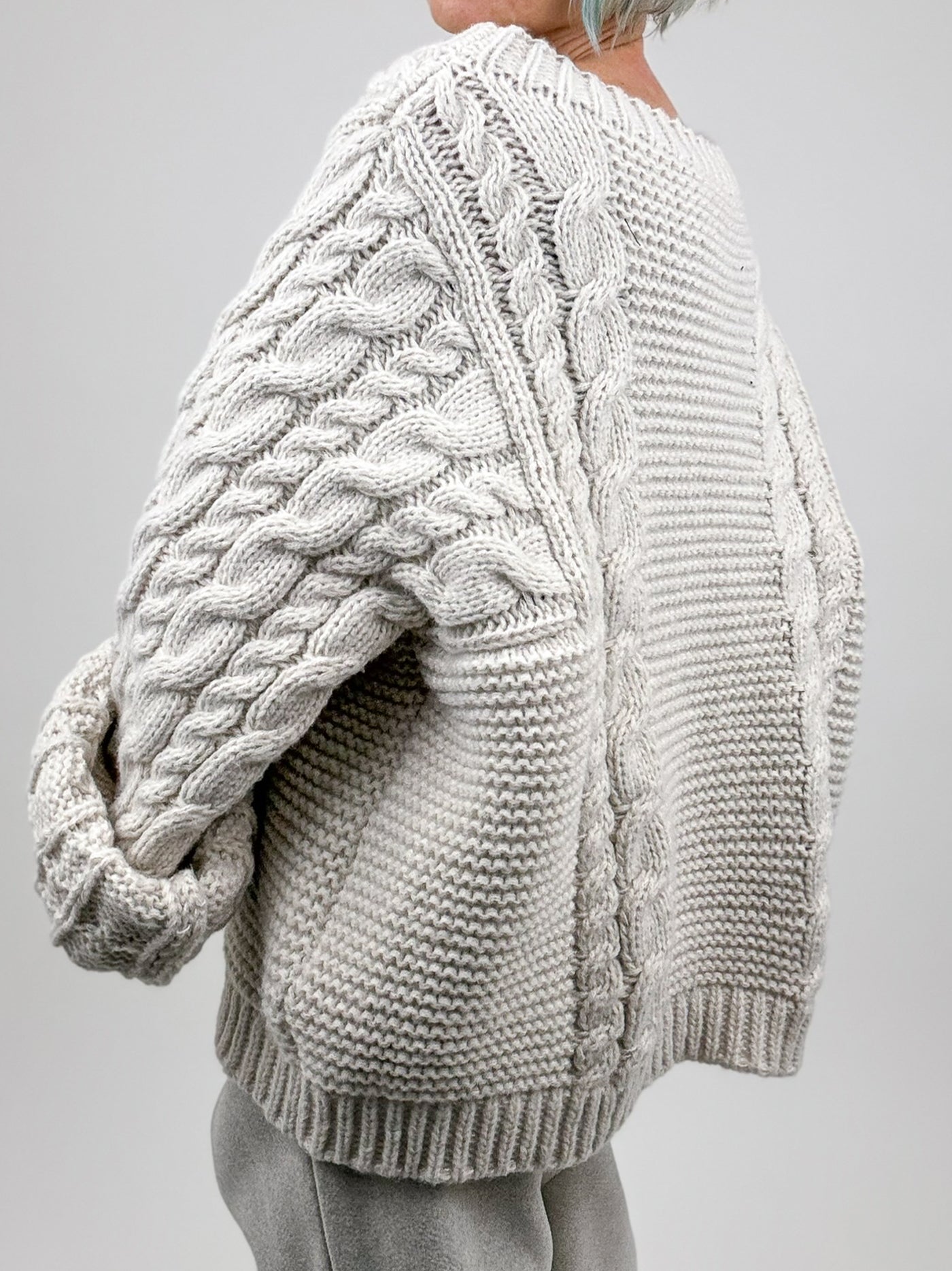 The Volume Cable Knit Sweater
