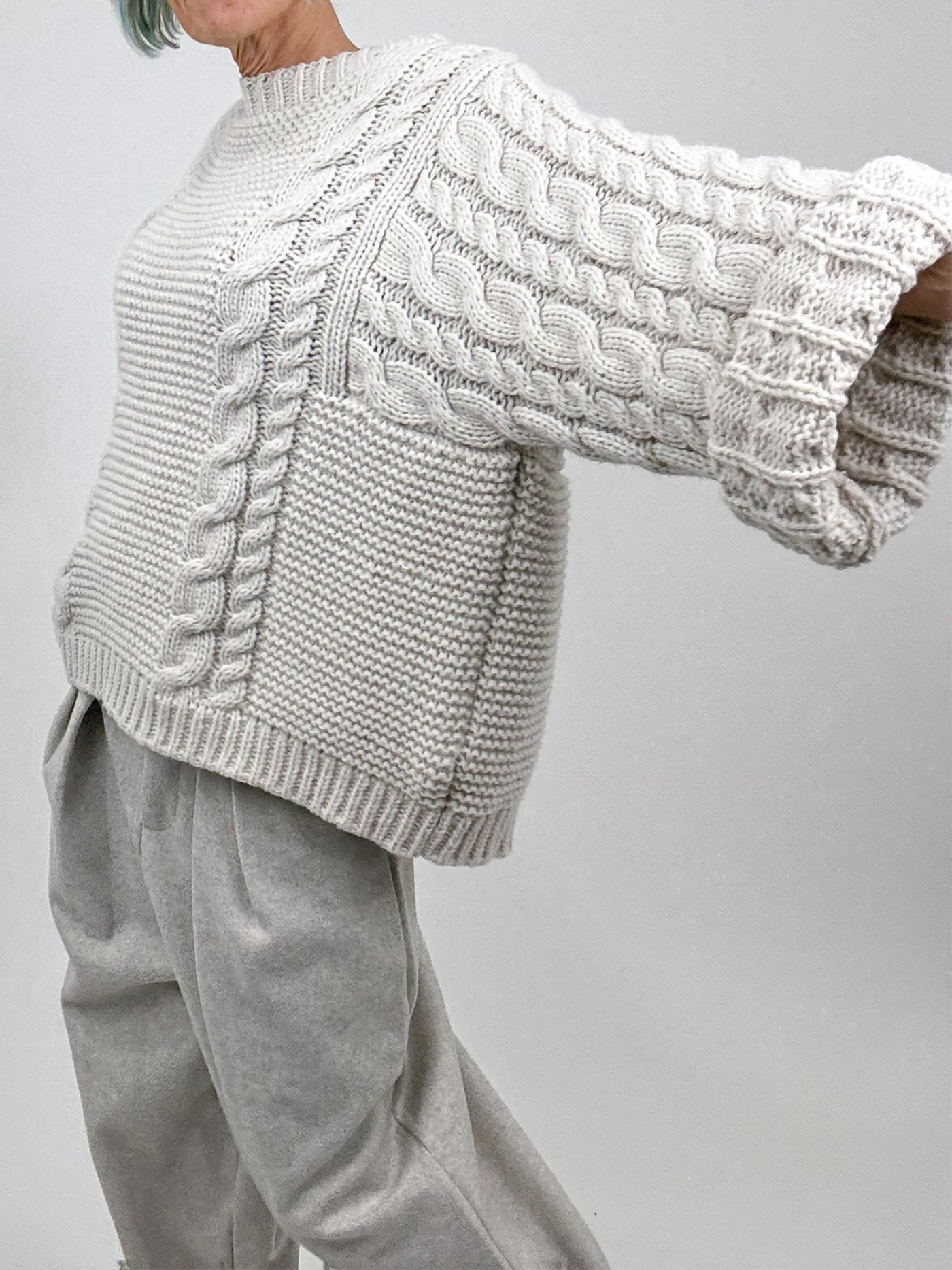 The Volume Cable Knit Sweater