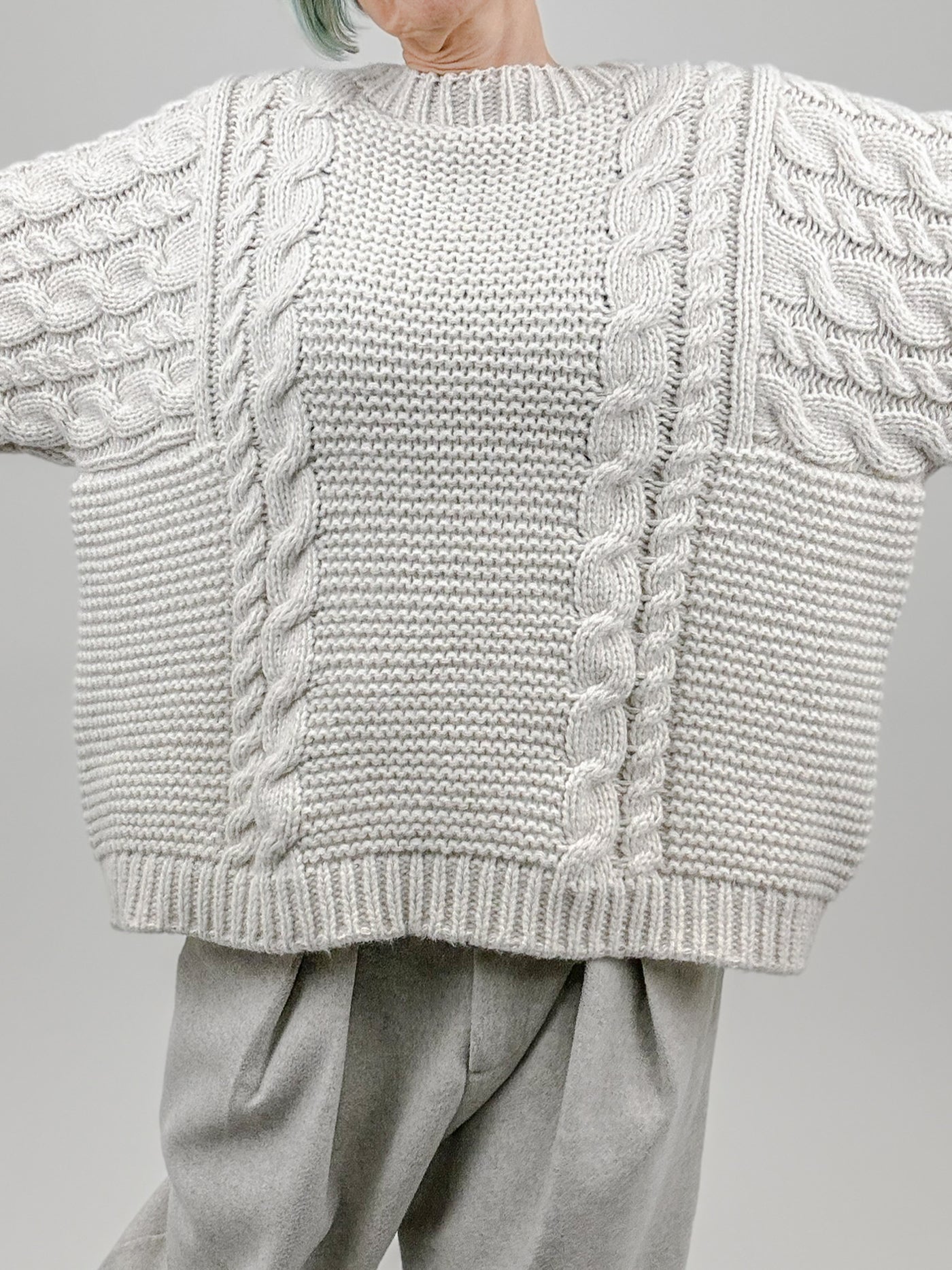 The Volume Cable Knit Sweater