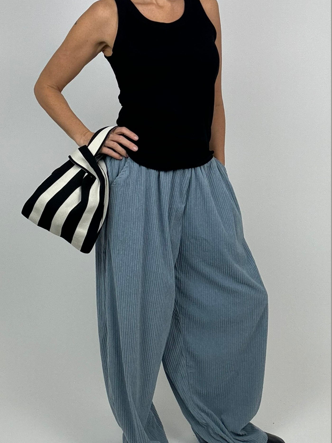 The Soft Cord Volume Trouser