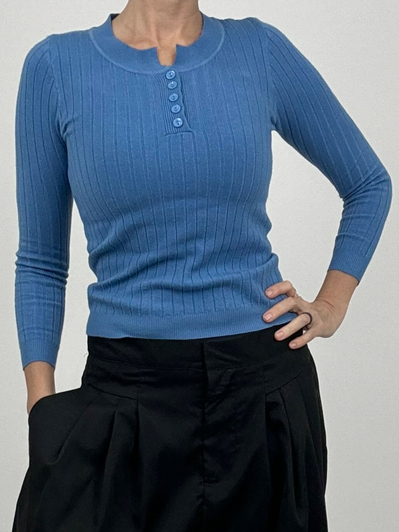 The Fashion Rib Henley
