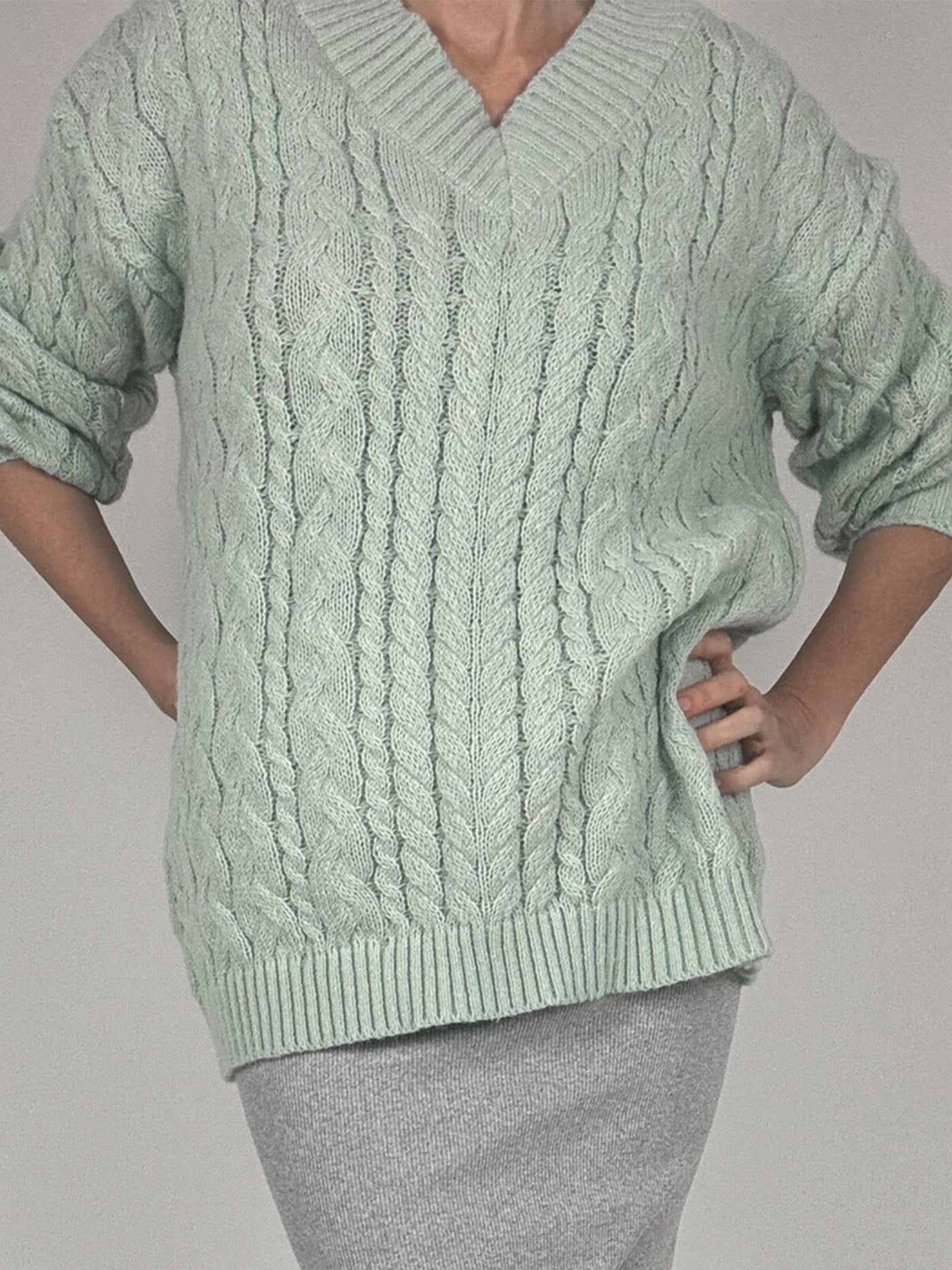 The Spring Cable Knit