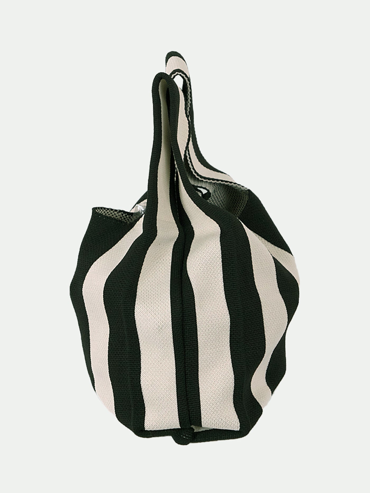 The Bold Stripe Midi Knit Tote