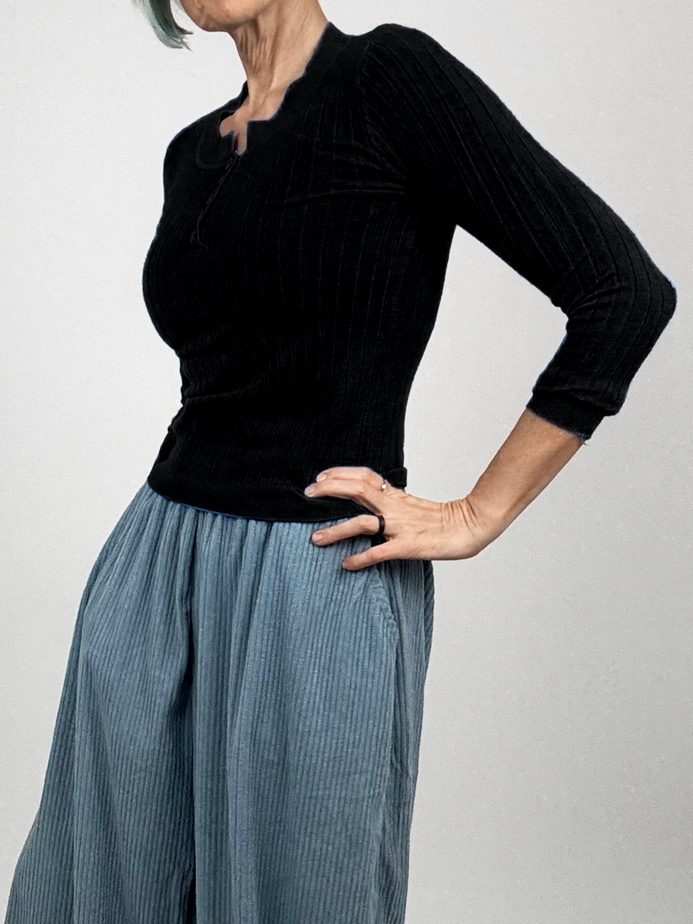 The Fashion Rib Henley