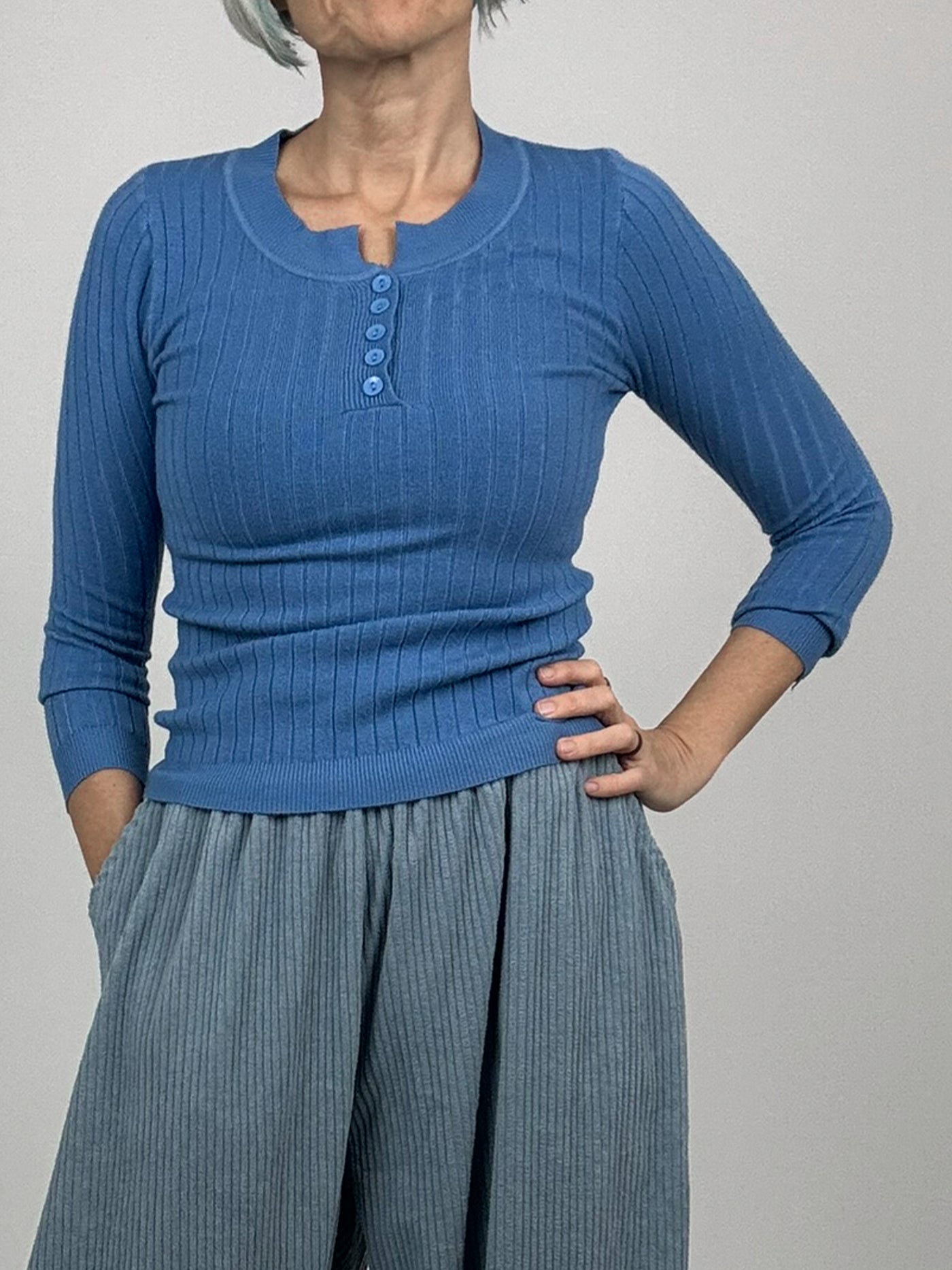 The Fashion Rib Henley