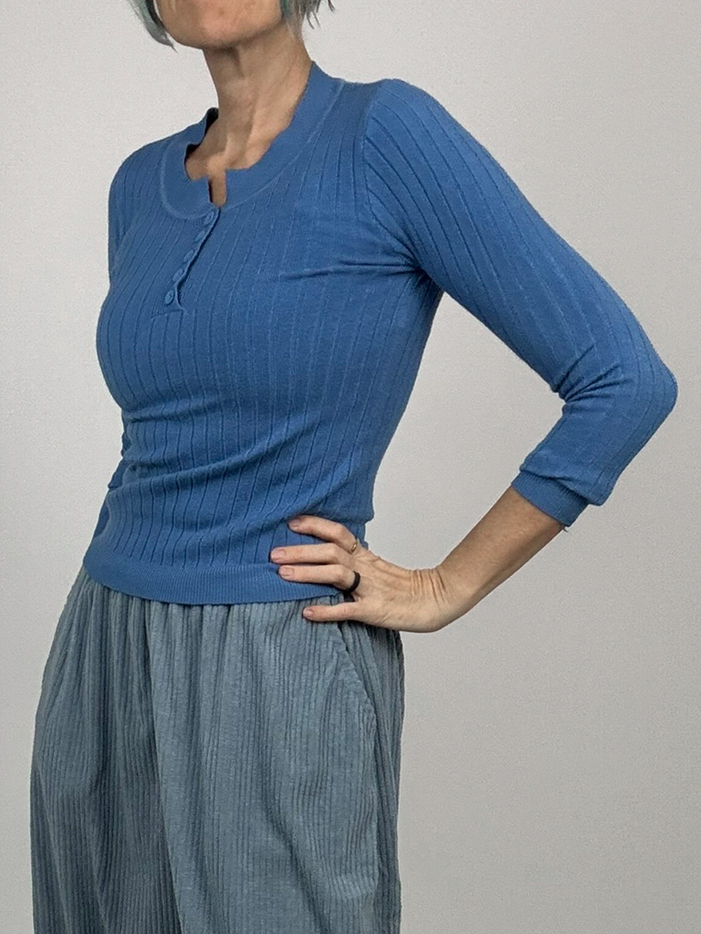 The Fashion Rib Henley