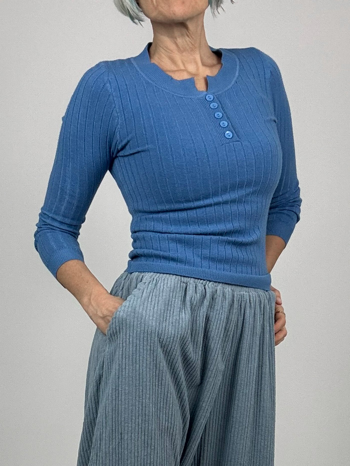 The Fashion Rib Henley