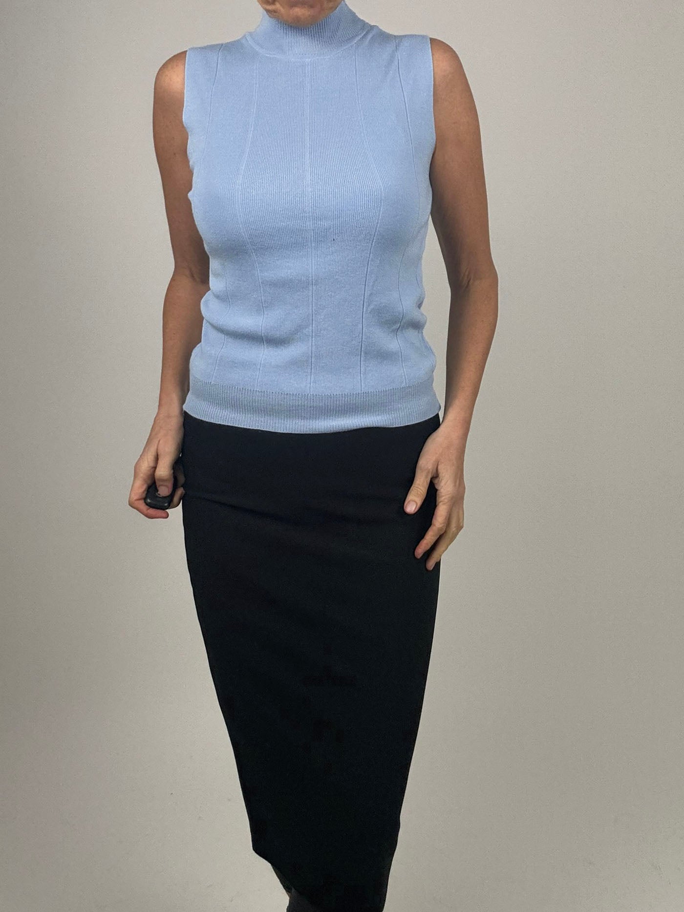 The Sleeveless Rib Knit