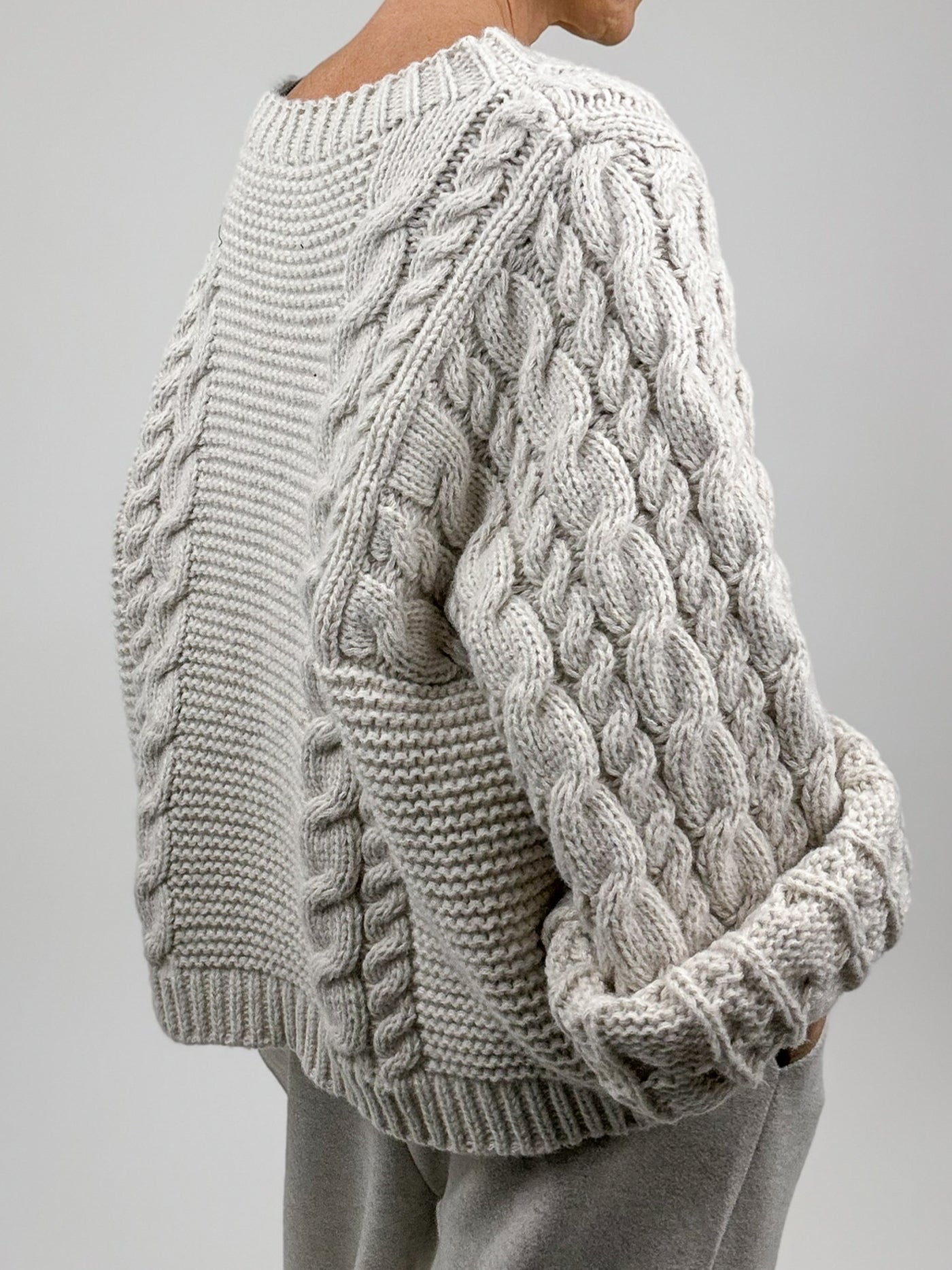 The Volume Cable Knit Sweater